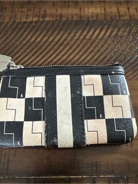 L.A.M.B. By Gwen Stefani Vintage Geometric Black / White Checkered Y2K Style